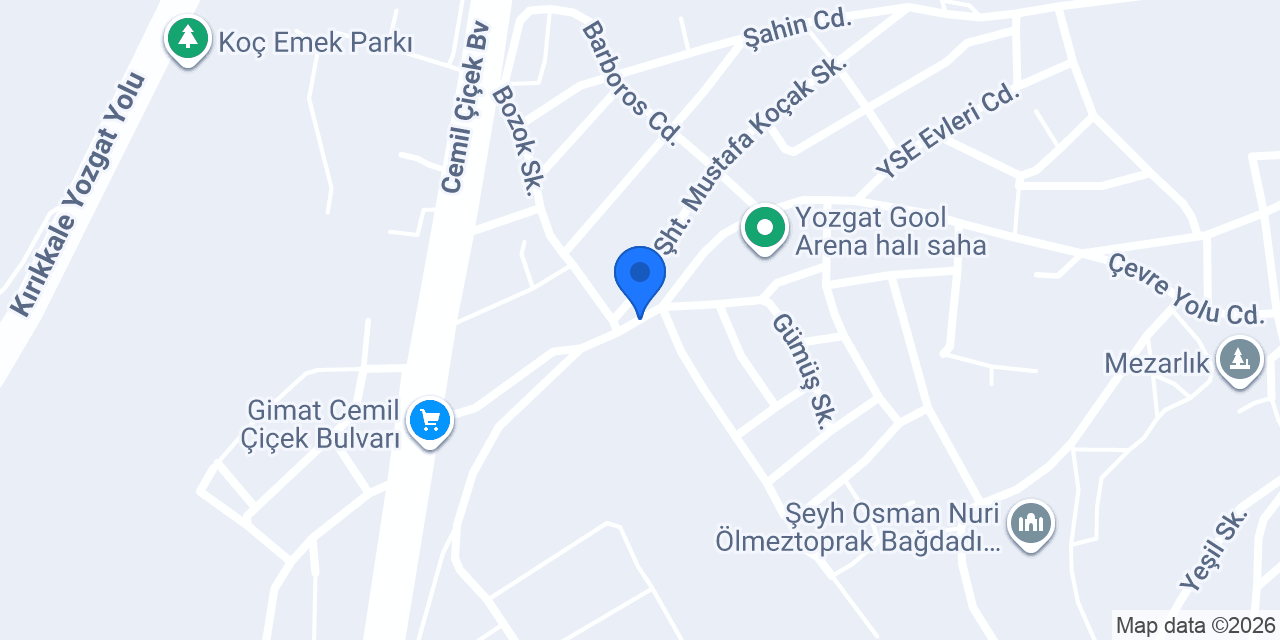 Yozgat Mobilya konumu