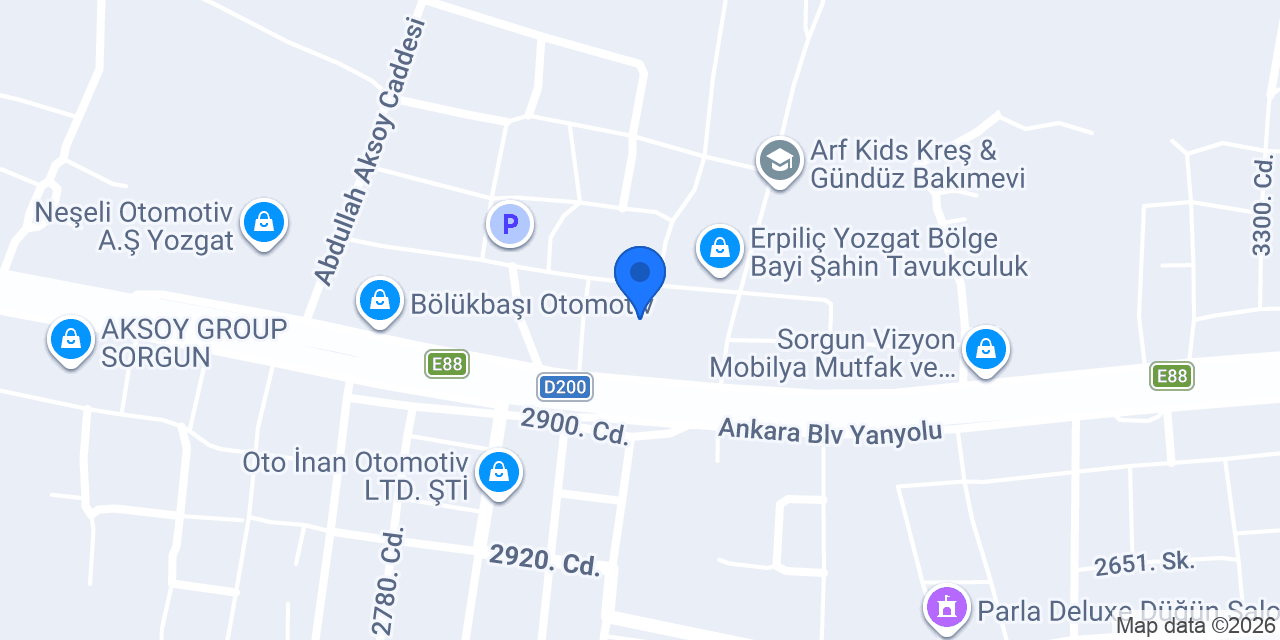 TAVPA AUTO konumu