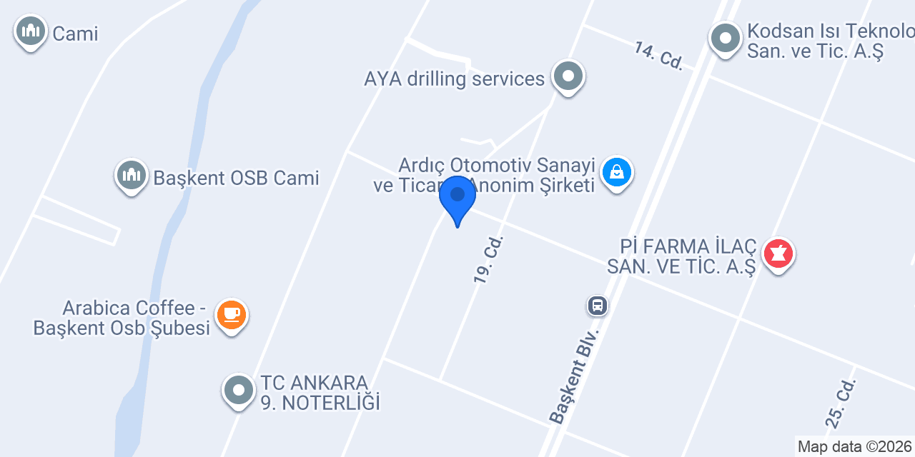 Ankara Akrilik Polimer A.Ş konumu