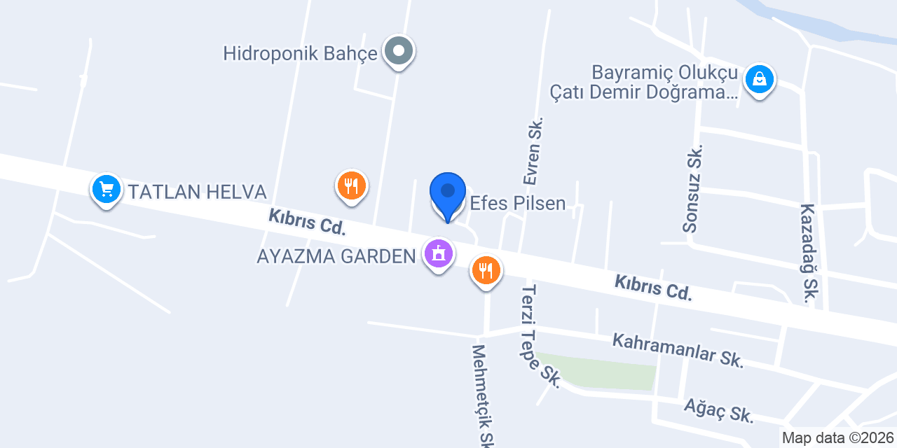 Efes Pilsen konumu