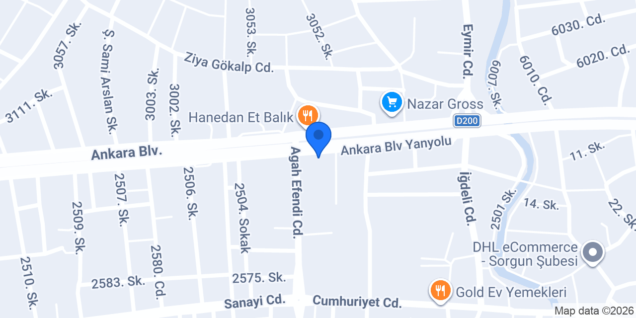 Baba Evlat Tekel Bayii (ekomini) konumu