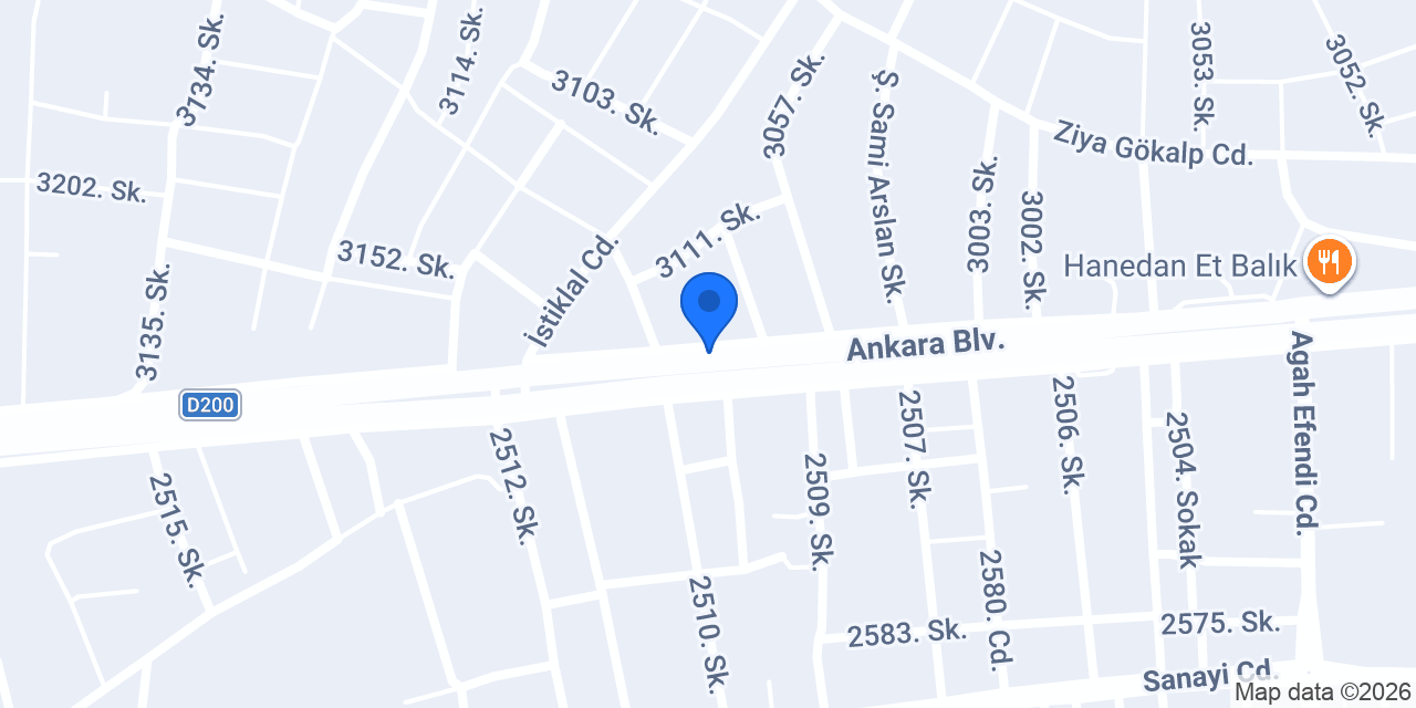 Çizgi Mobilya konumu