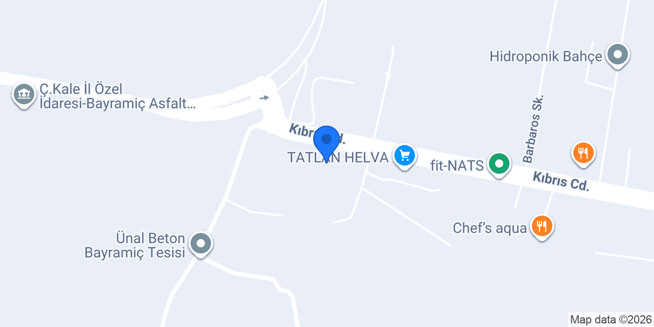 Bayramiç Gıda konumu