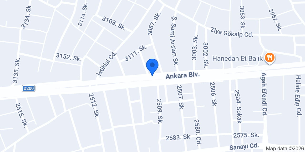 BATEX OTO AKSESUAR SORGUN konumu