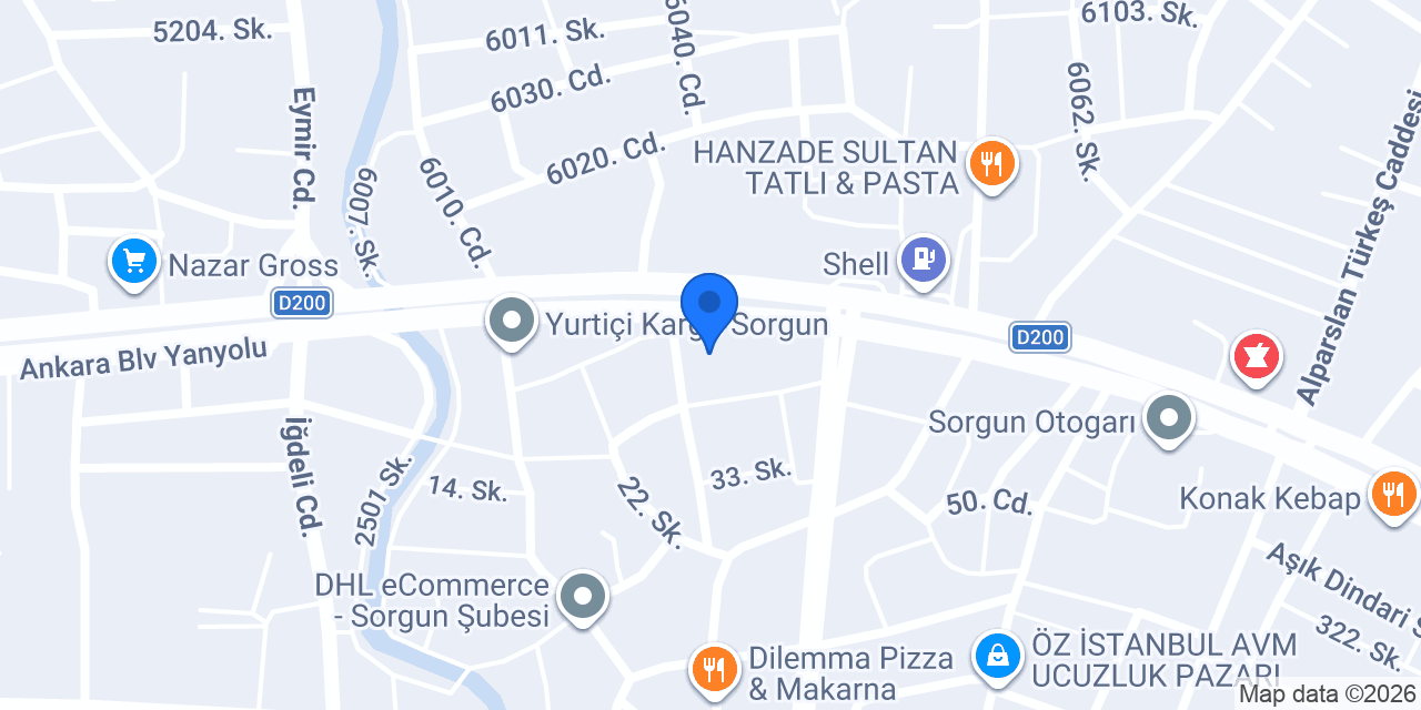 Denge Yapı Market konumu