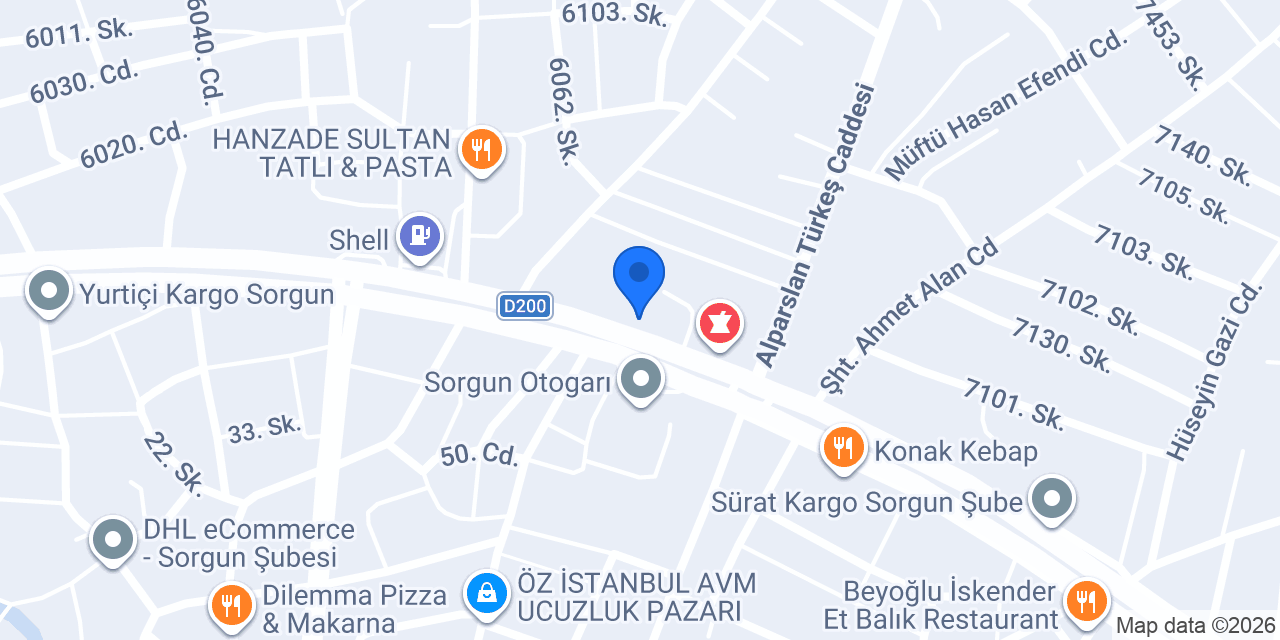 Tekfaz Enerji- Asansör- Mühendislik. konumu