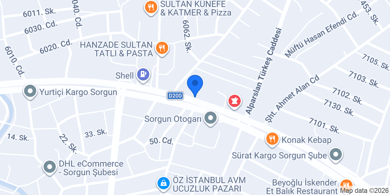 HAS SORGUN PİDE FIRINI konumu