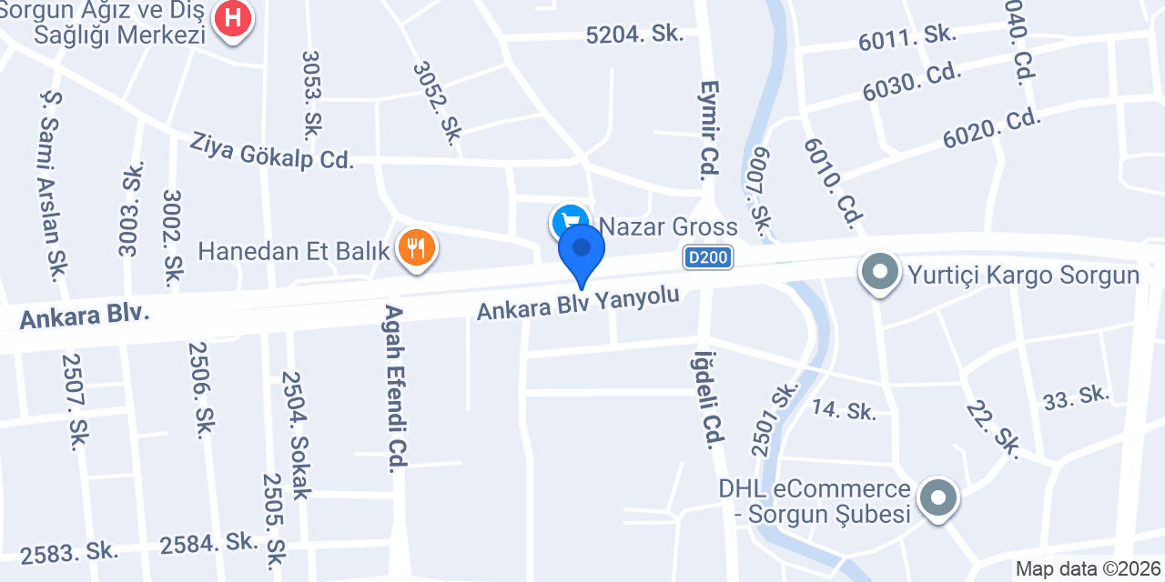 Nur koltuk döşeme konumu