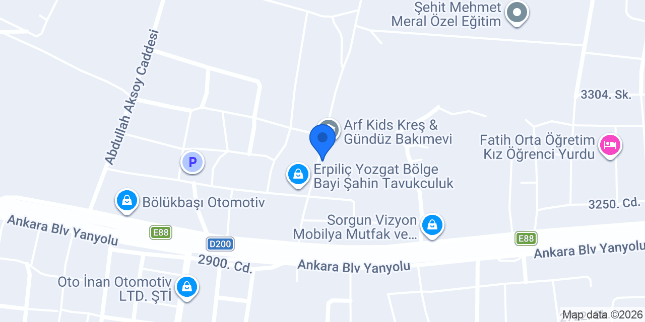 ARF AKADEMİ konumu