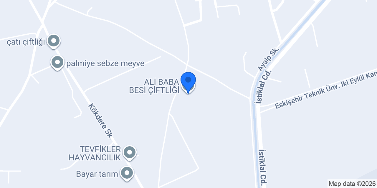 ALİ BABA BESİ ÇİFTLİĞİ konumu