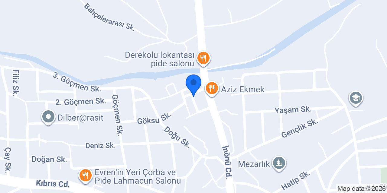 Köşem Büfe konumu