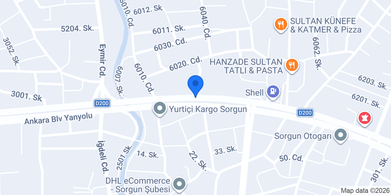 EFE AUTO SORGUN konumu