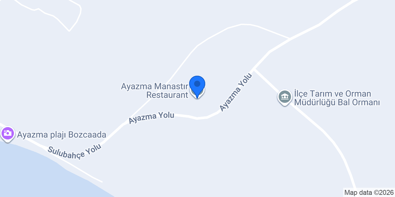 Ayazma Manastır Restaurant konumu