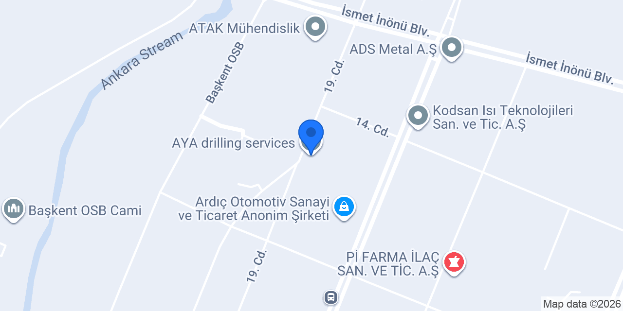 AYA drilling services konumu