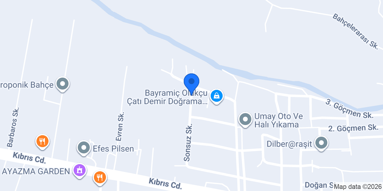 Alınteri Orman Ürünleri konumu