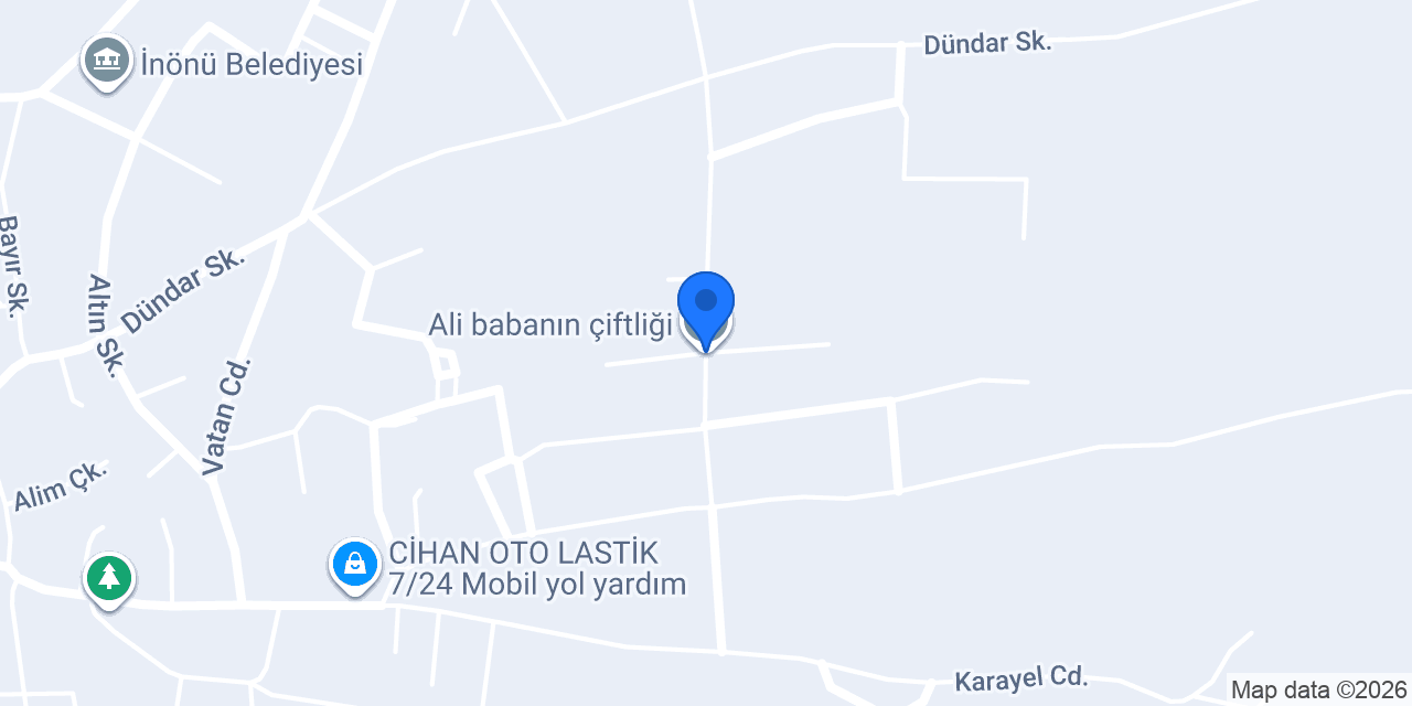 Ali babanın çiftliği konumu