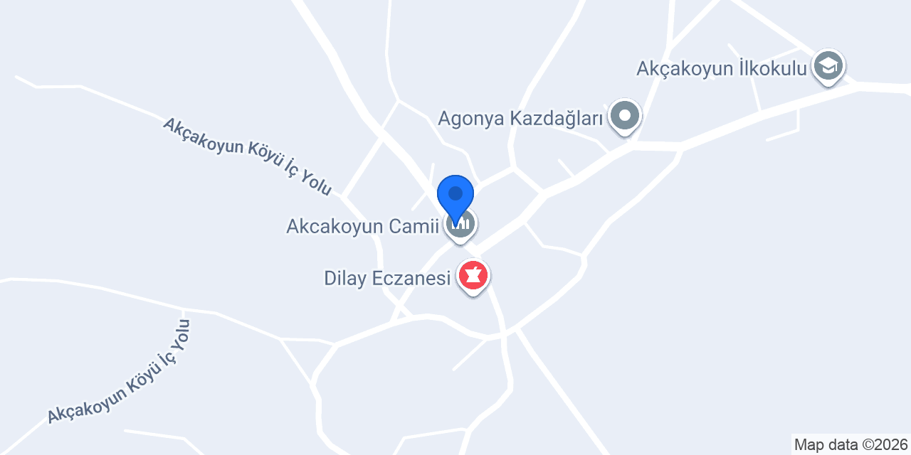 Ptt-akçakoyun Acentesi konumu