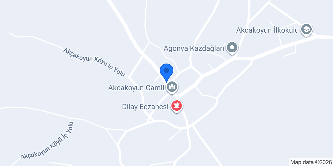 Akçakoyun Sağlık Evi konumu