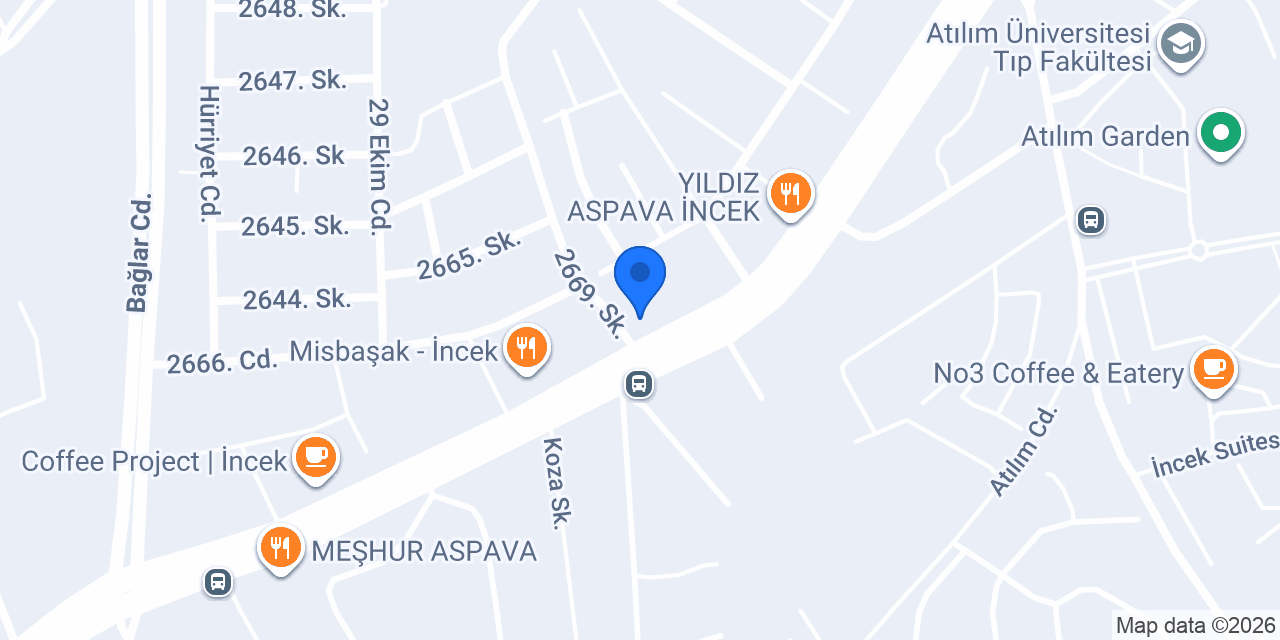 Incek Doğafen Anaokulu konumu