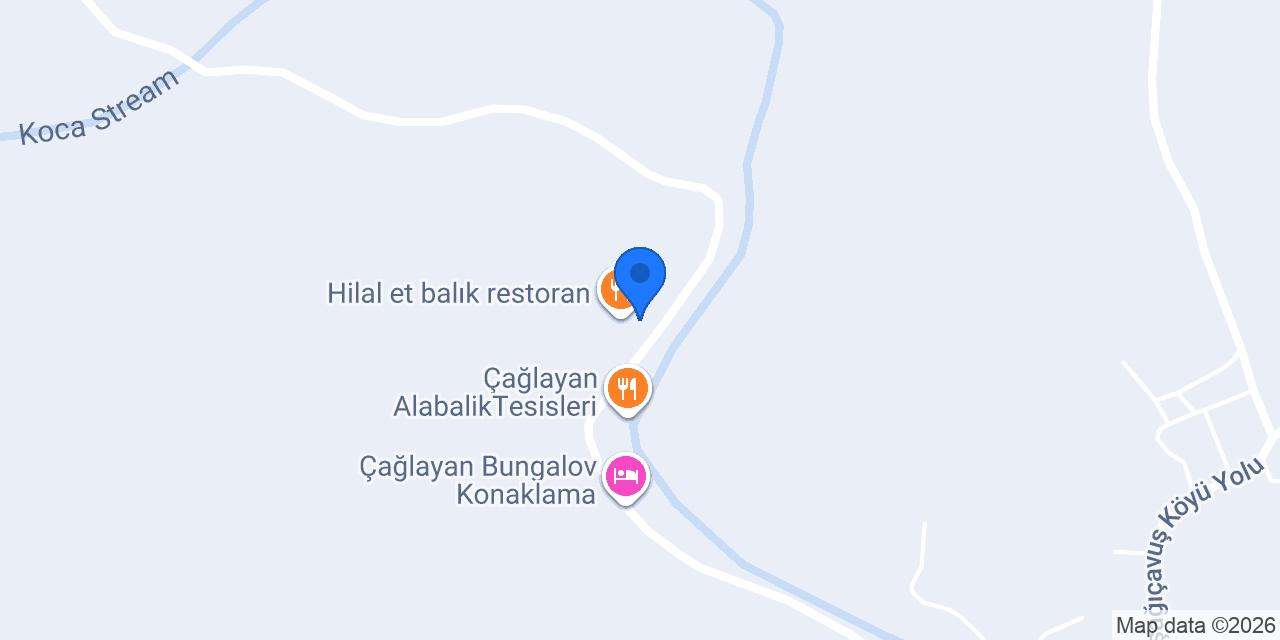 İk odalı bir otel konumu