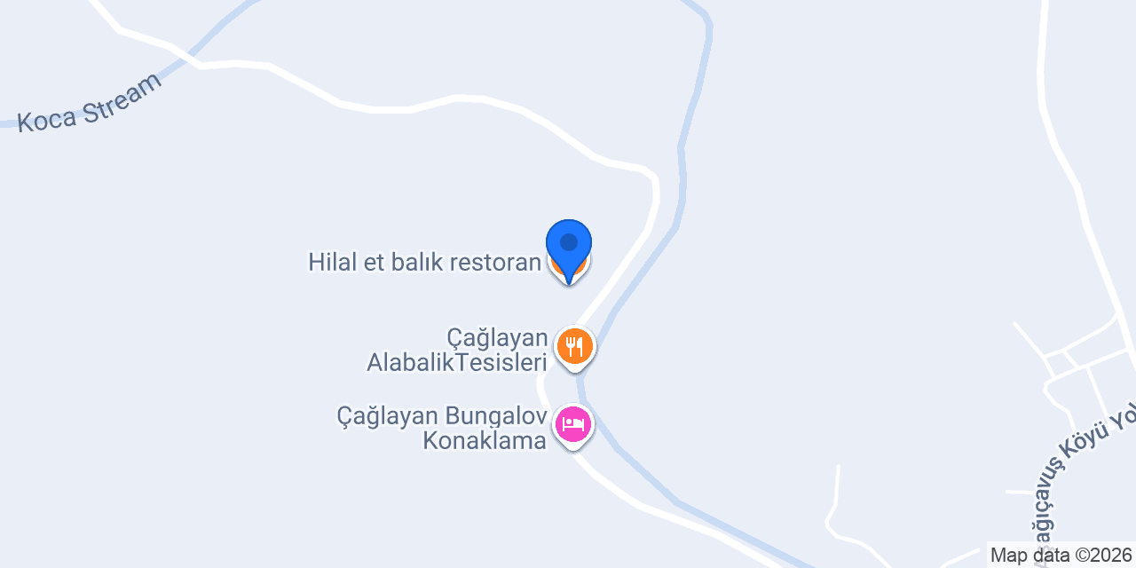 Hilal et balık restoran konumu