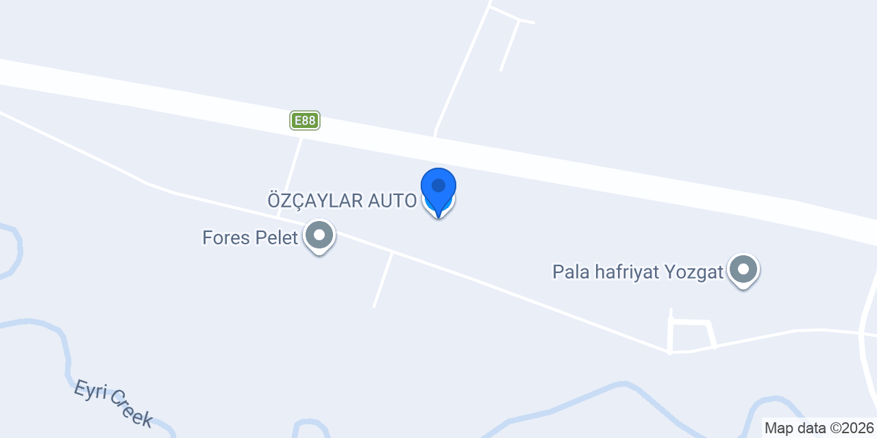 ÖZÇAYLAR AUTO konumu