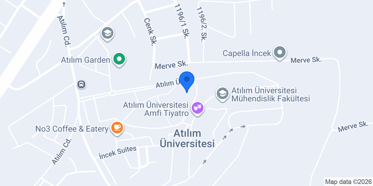 Atılım Üniversitesi İşletme Fakültesi konumu