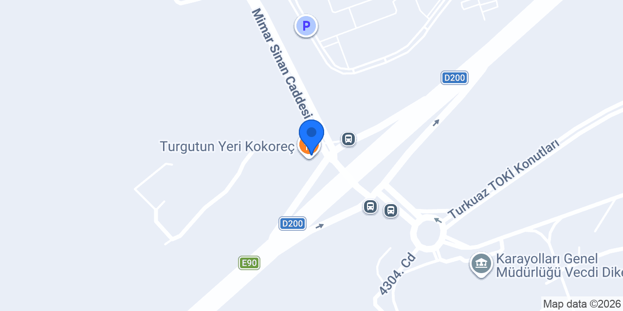 TURKUAZ TOKİ TAKSİ DURAĞI konumu