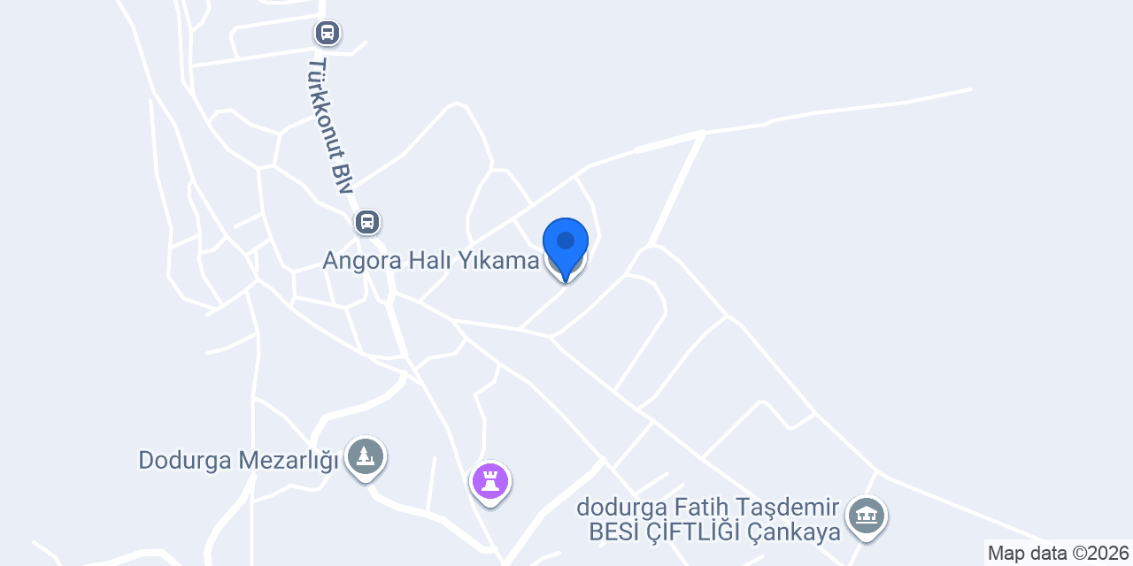 Angora Halı Yıkama konumu
