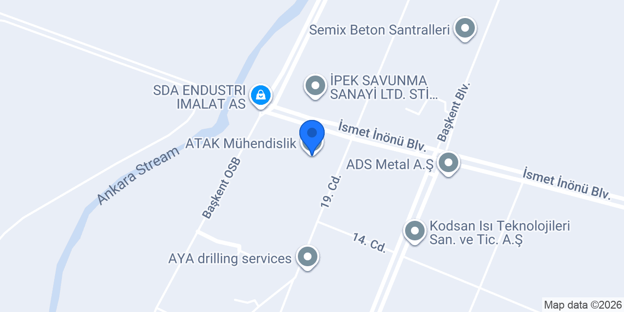 ATAK Mühendislik konumu