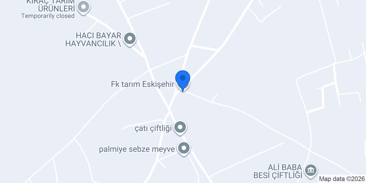 Fk tarım Eskişehir konumu