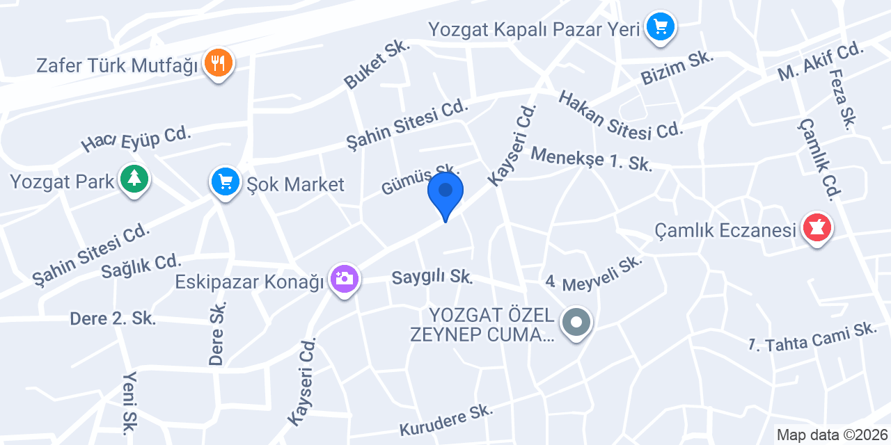 Mimoza Çeyiz Evi konumu