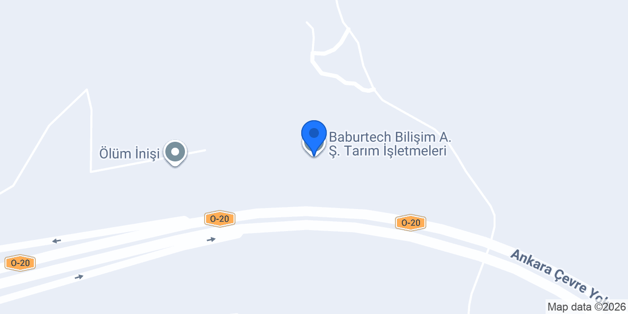 Baburtech Bilişim A.Ş. Tarım İşletmeleri konumu