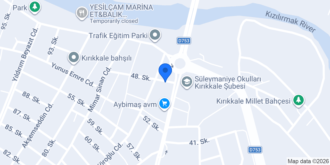 HAS DOĞANAY GIDA (Şen Piliç Kırıkkale Bayi) konumu