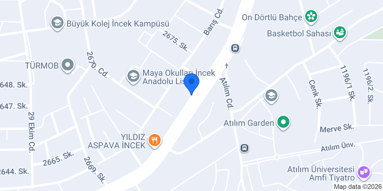 Karahan Gayrimenkul konumu