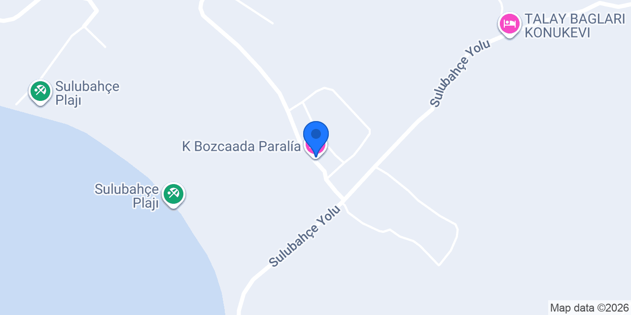 K Bozcaada Paralía konumu