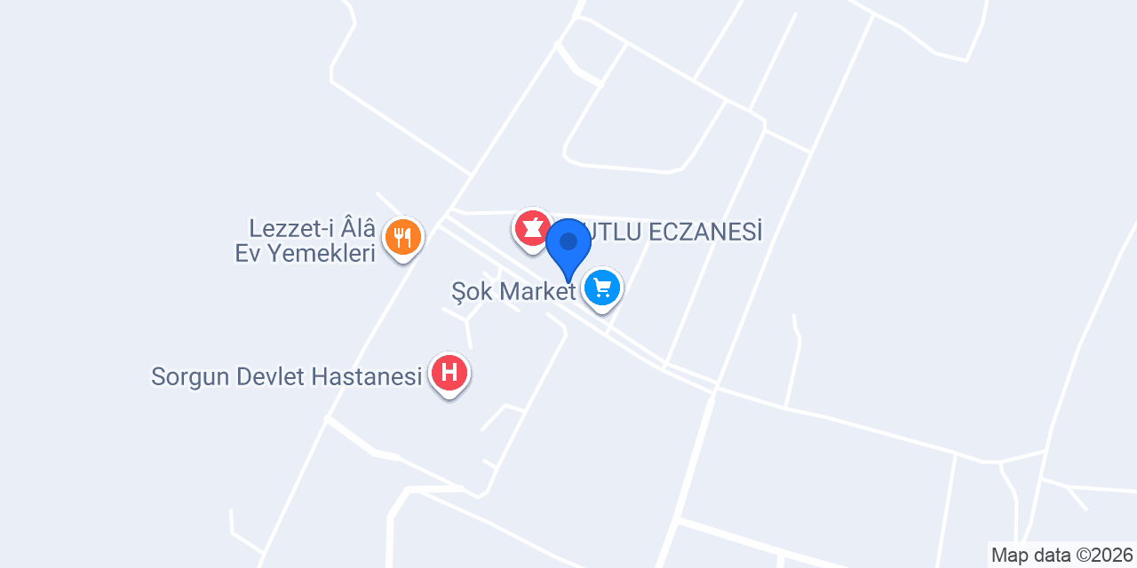 Sorgun Abc Medikal konumu