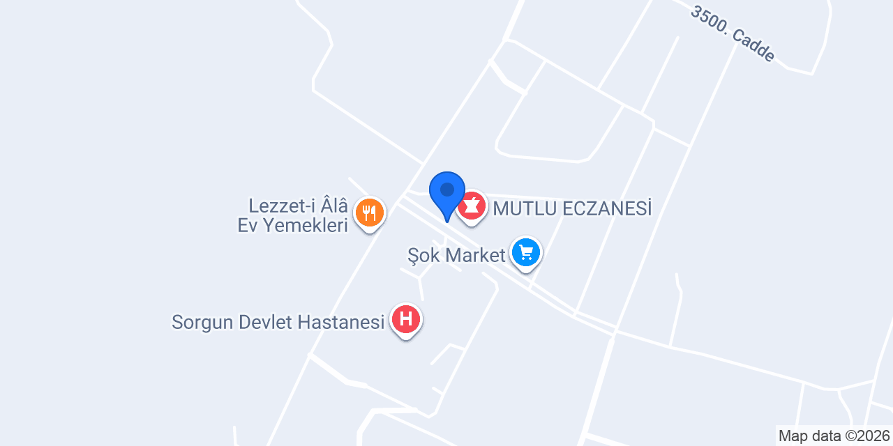KÜBRA ECZANESİ konumu