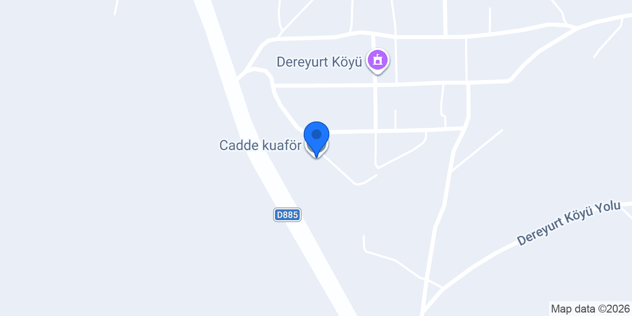 Cadde kuaför konumu