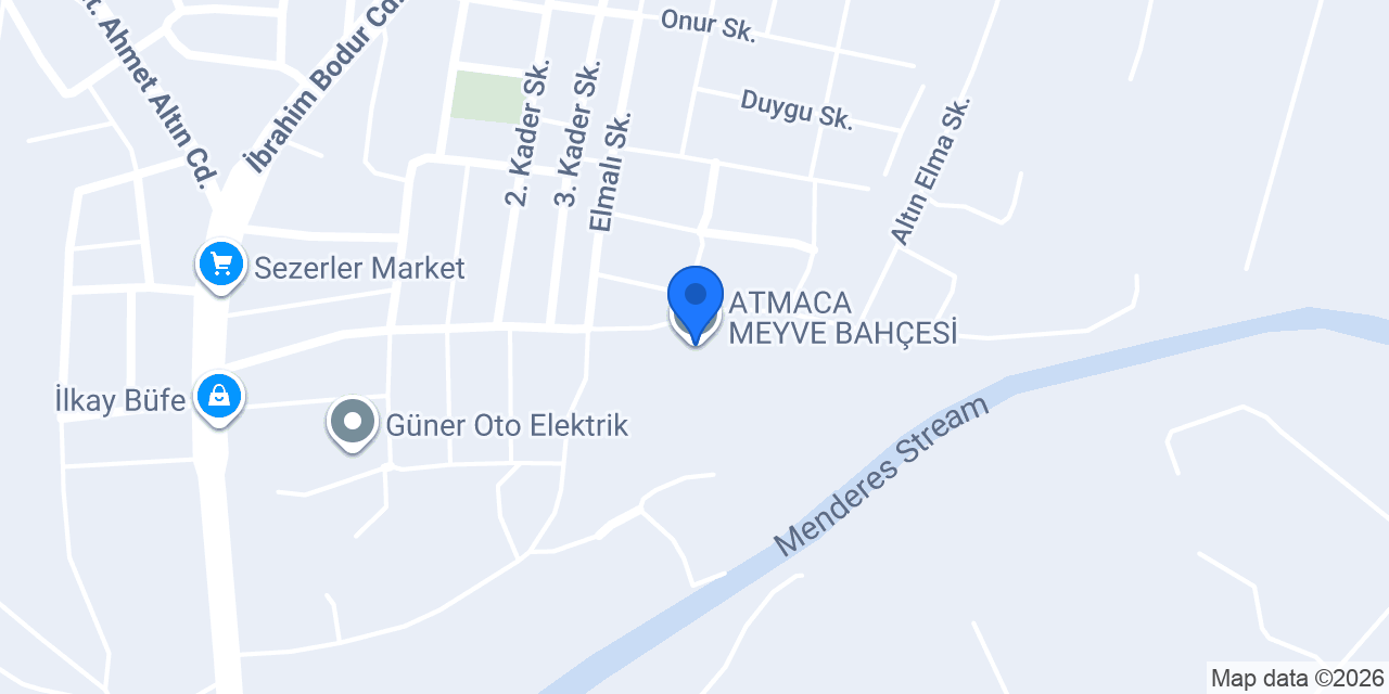 ATMACA MEYVE BAHÇESİ konumu