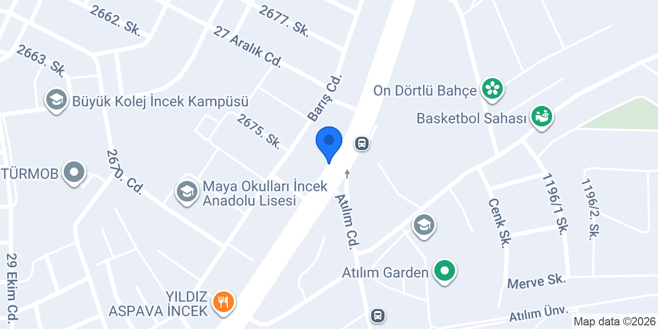 Orya yapı inşaat Emlak konumu