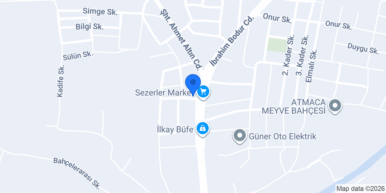 Erkek Kuaför Şeref Başaran konumu
