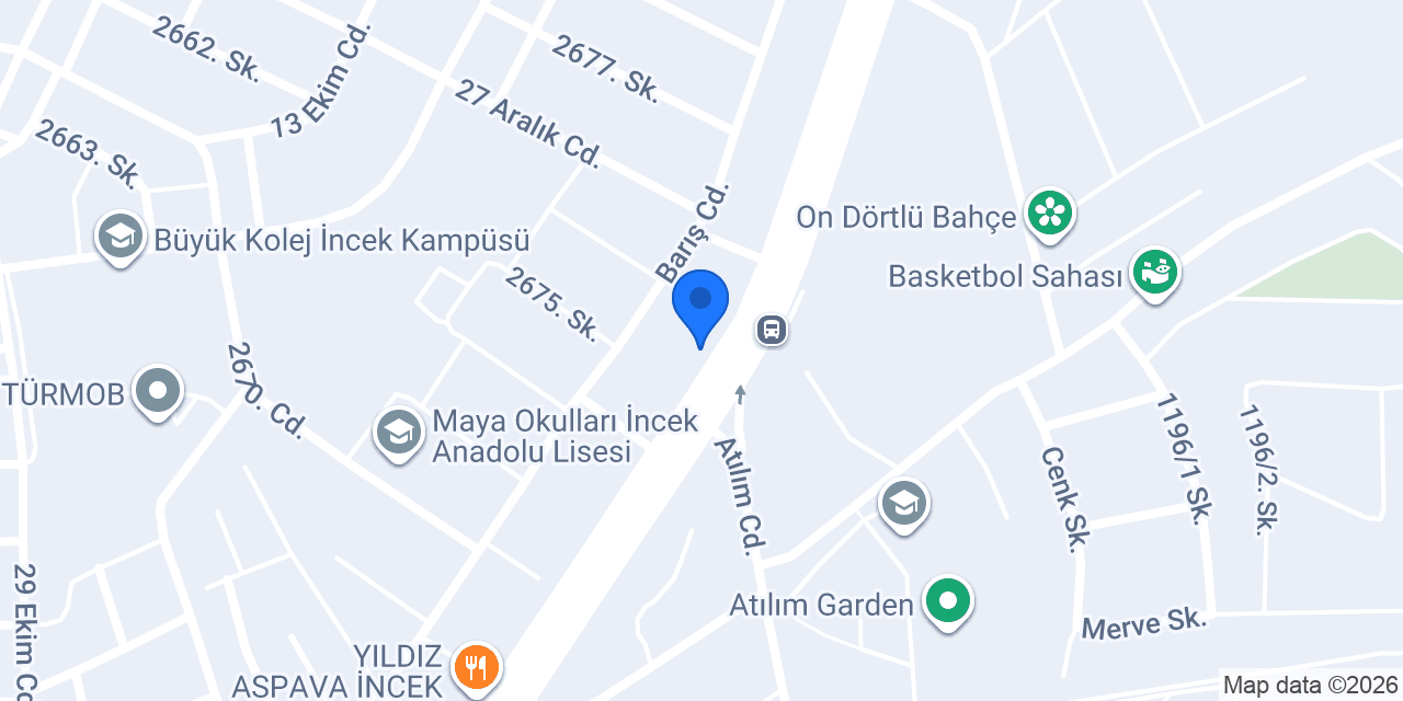 Ayşe Toptaş Beauty Center & Reflexology & Kaş Alımı İncek konumu