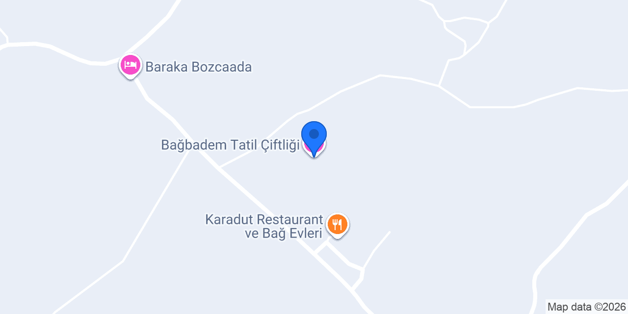 Bağbadem Tatil Çiftliği konumu
