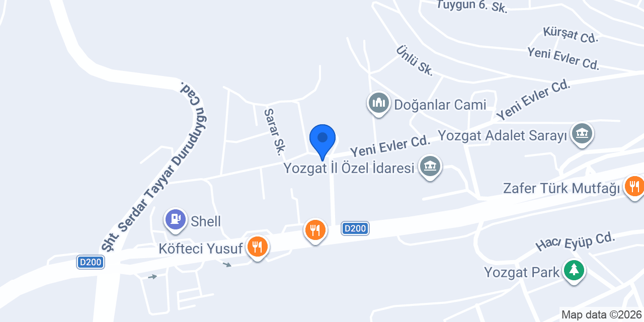 DHL eCommerce - Yozgat Şubesi konumu