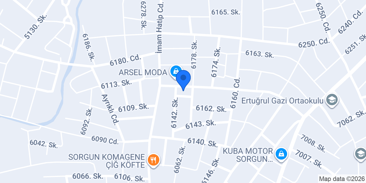 Sorgun AVM konumu