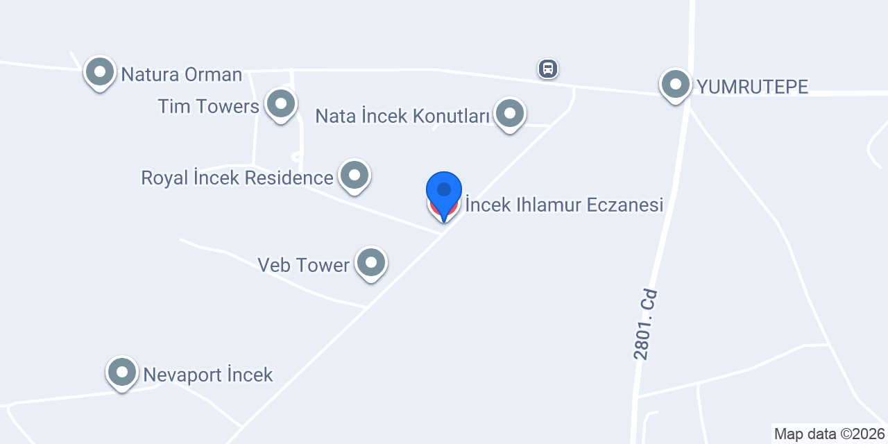 İncek Ihlamur Eczanesi konumu