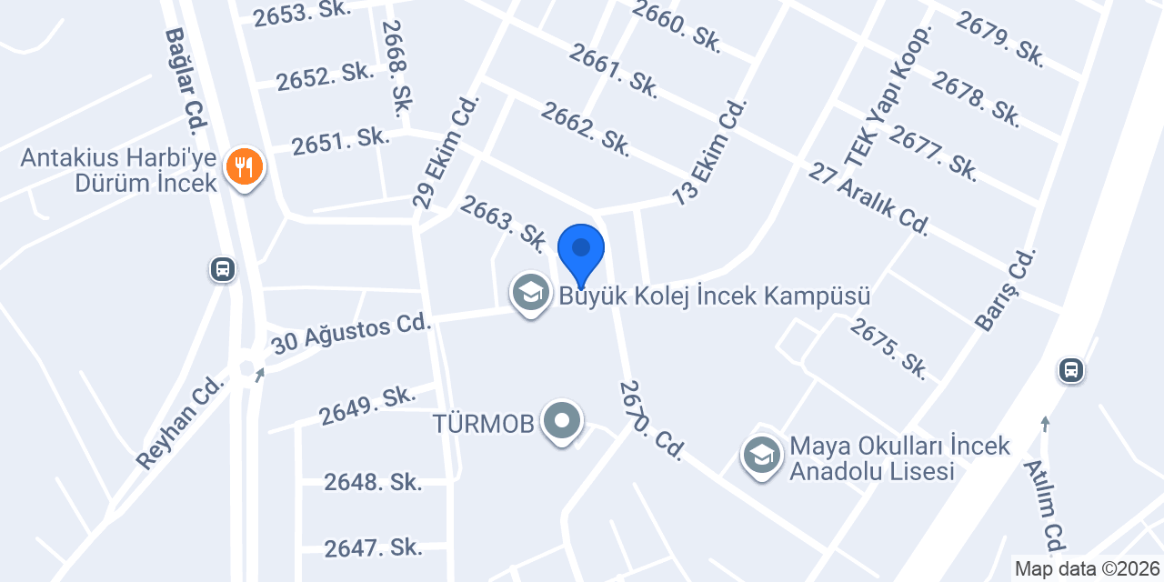 Trend Kitabevi konumu
