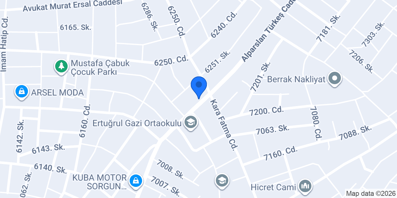 Ateş Toptan Gıda konumu