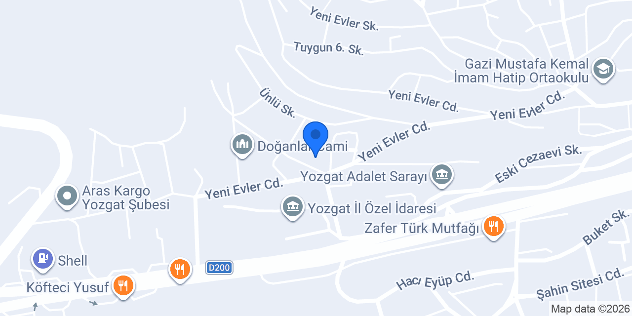 Gülaylar İlkokulu konumu
